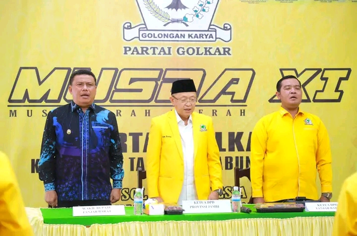 Wabup Katamso Hadiri Musda ke-XI DPD Partai Golkar Kabupaten Tanjung Jabung Barat Tahun 2026