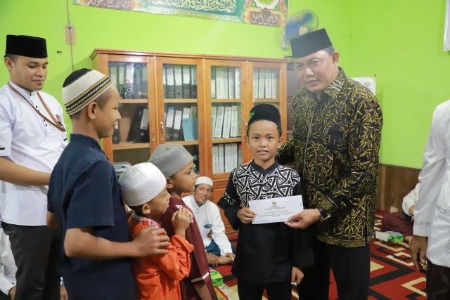 Milad ke 22 BAZNAS, WAKIL BUPATI (wabub) Tanjung Jabung Barat H. HAIRAN SH, hadiri kegiatan Doa Tasyakuran dan khataman Al quran dalam rangka hari jad