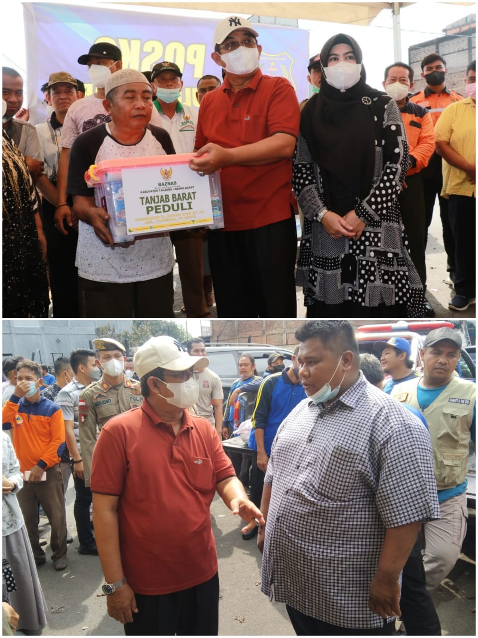 Bupati UAS Berikan Bantuan untuk Korban Kebakaran