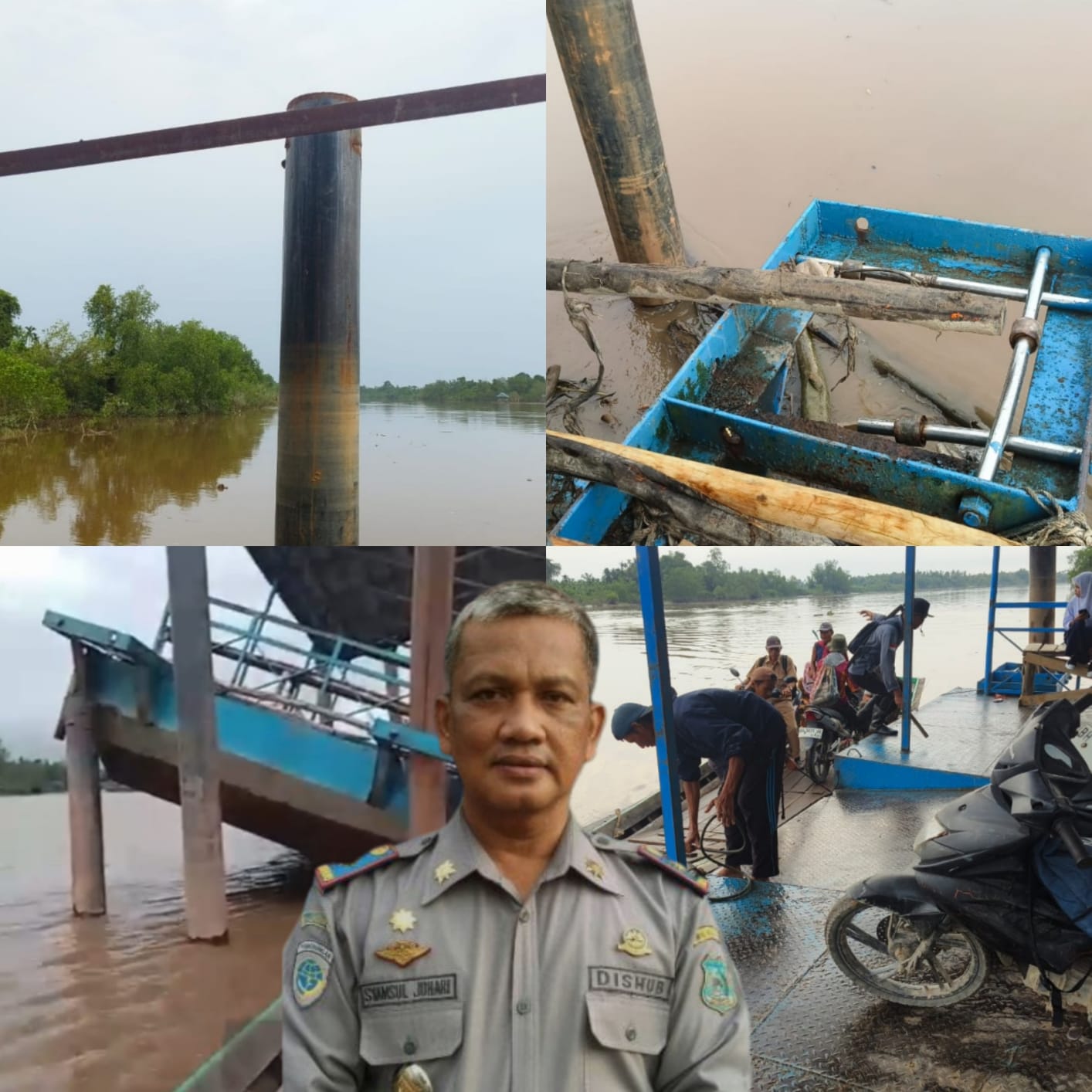 Dermaga Margo Rukun Dikabarkan Roboh, Begini Penjelasan Kadishub Tanjabbar 