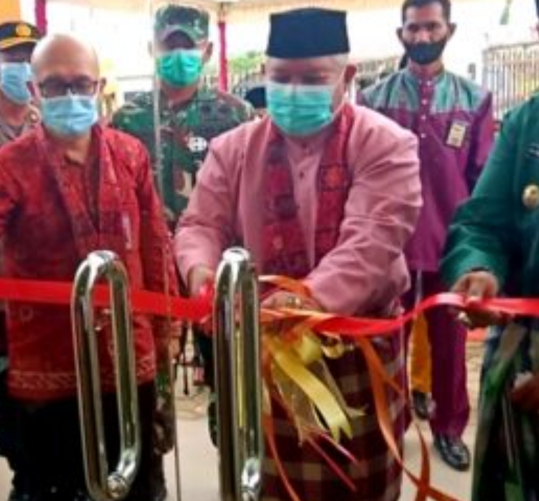 Diakhir Jabatan Bupati Safrial Resmikan Kantor Cabang Bank 9 Jambi Tebing Tinggi Serta Proyek Fisik Selama  Masa Jabatannya