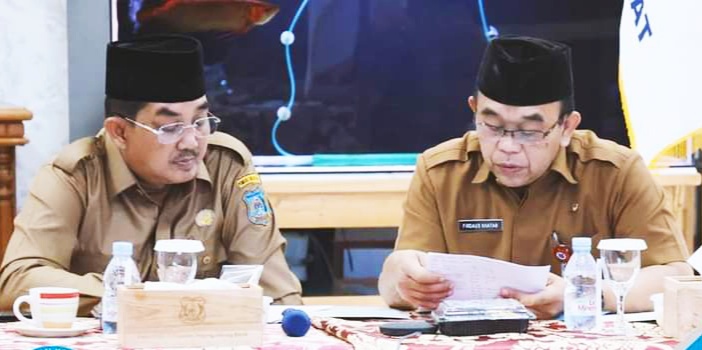 Bupati Tanjab ikut rakornas Untuk menekan dan pengendalian inflasi daerah tahun'2023 