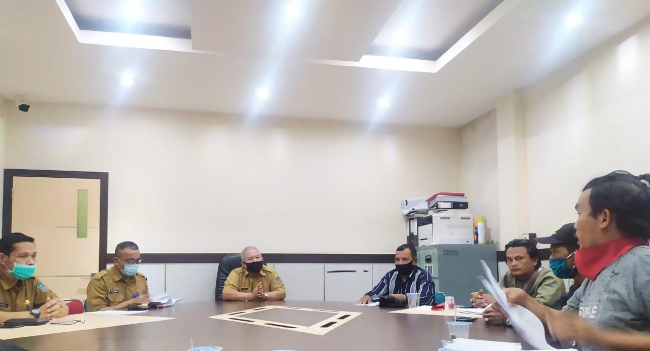 Aksi Demo Sengketa Lahan Teluk Nilau