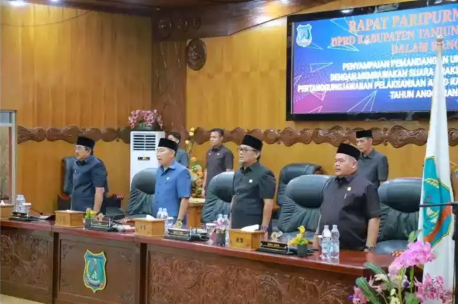 DPRD Tanjabbar Gelar Paripurna Bahas Pertanggungjawaban APBD 2024 dan RPJM 2025-2029