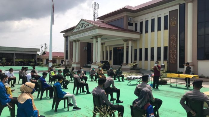 Polres Tanjab Barat Siapkan Relawan Penanganan Dan Pemakaman Pasien Covid-19