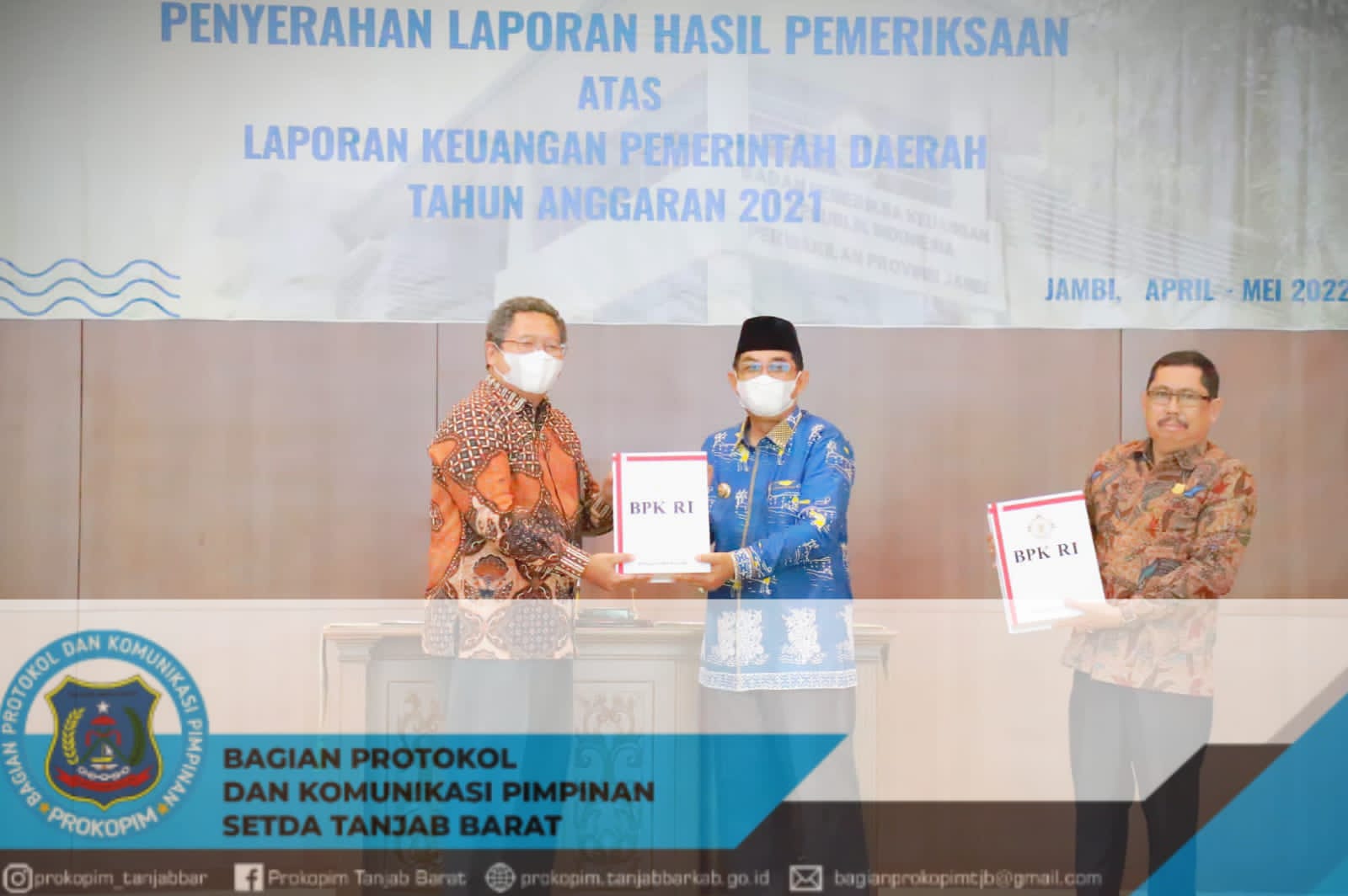 Pemkab Tanjabbarat Kembali Dapat Penilaian WTP dari BPK