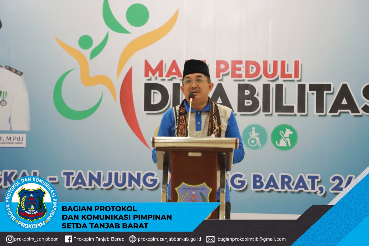 Bupati Tutup Kegiatan UPSK Tahun 2022 Bagi Penyandang Disabilitas di Tanjab Barat