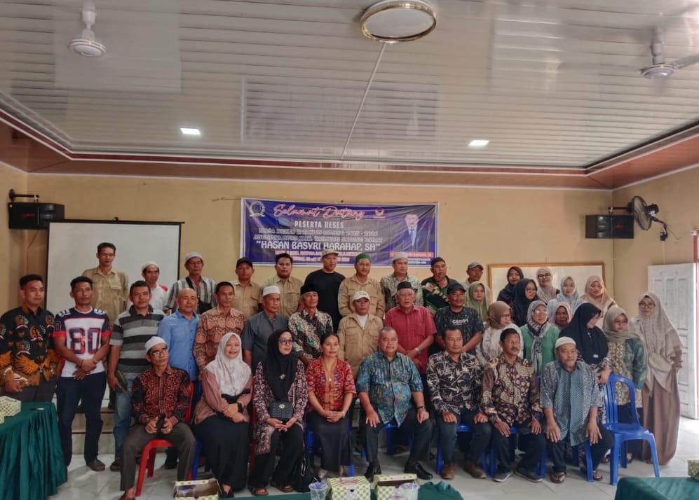 Harahap Wakil Ketua DPRD Tanjab Barat Gelar Reses di Pematang Lumut, Tampung Usulan Warga