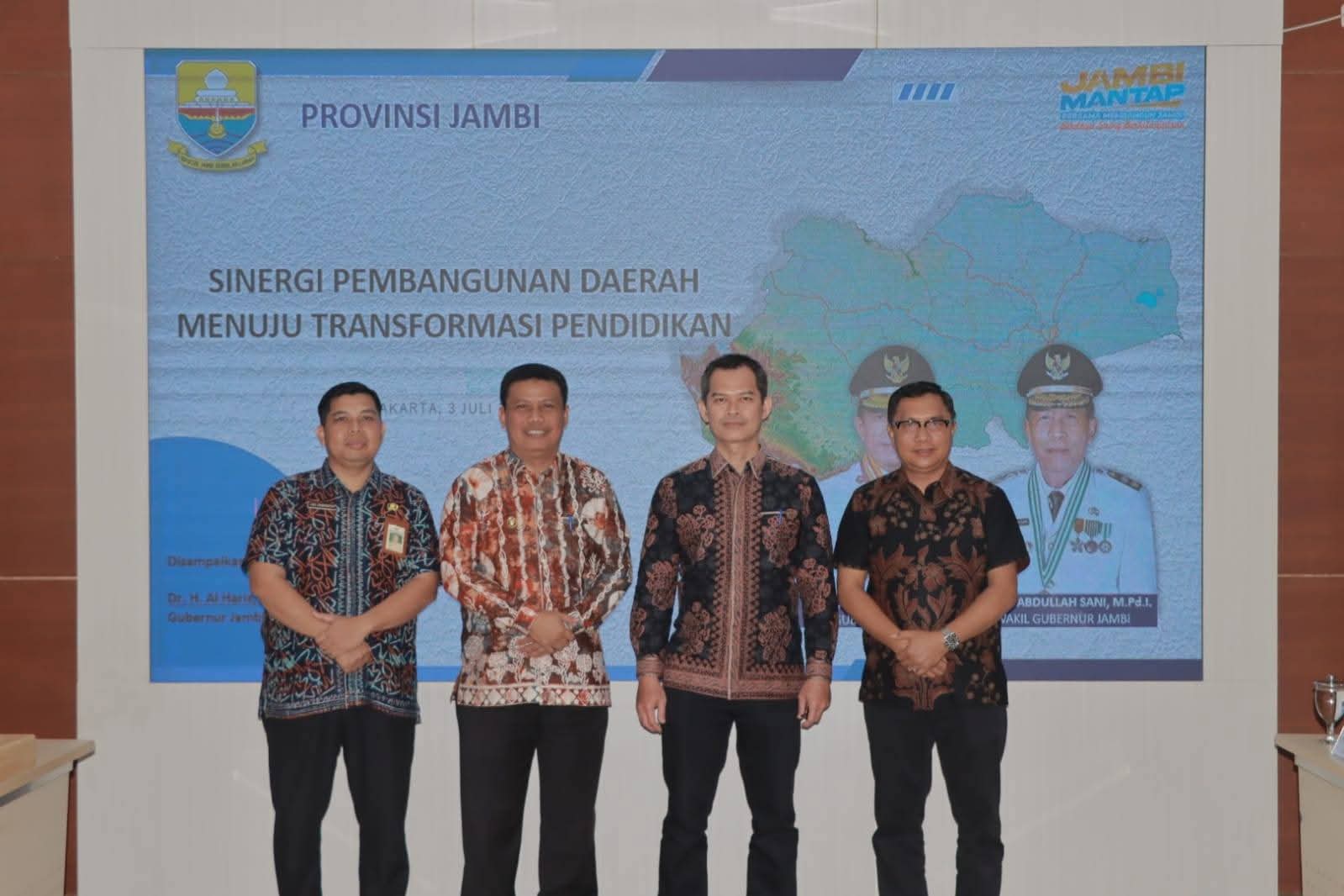 Wabup Katamso Kawal Langsung Aspirasi Pendidikan Tanjab Barat di Kementerian