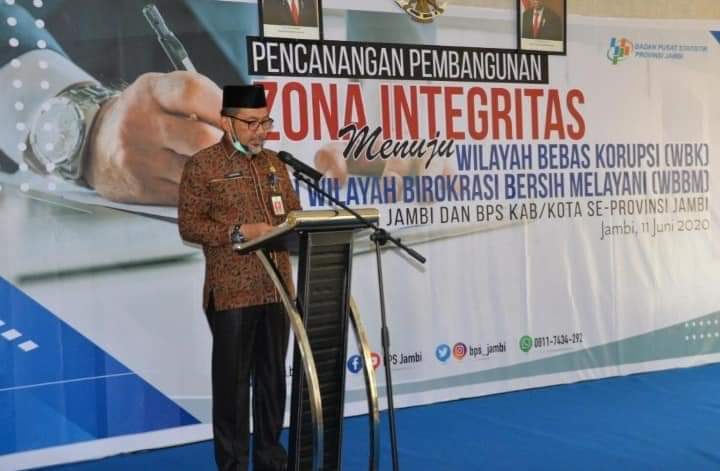 SUDIRMAN: PEMPROV JAMBI DUKUNG PEMBANGUNAN ZONA INTEGRITAS BPS