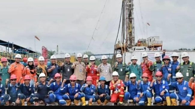 Bupati Tanjabbar Hadiri Seremoni Pemboran Sumur SKK Migas-Petrochina